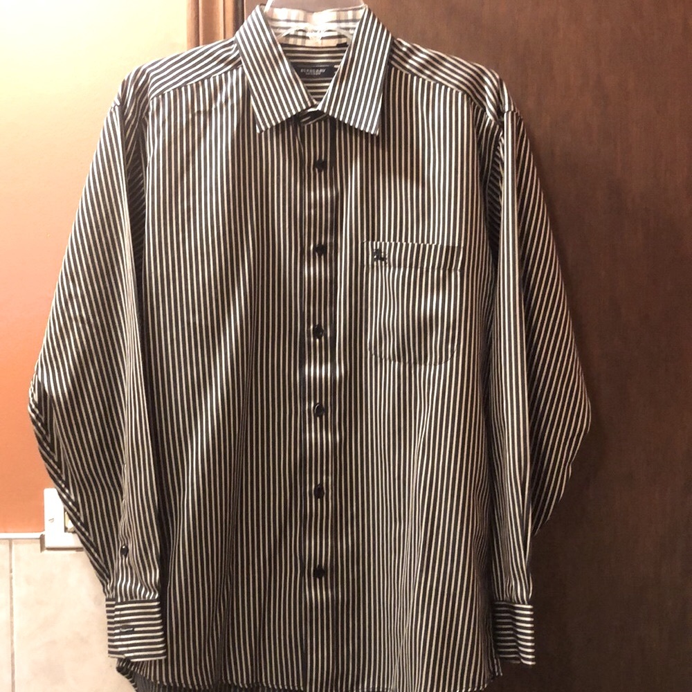 BURBERRY Mens Striped Shirt
